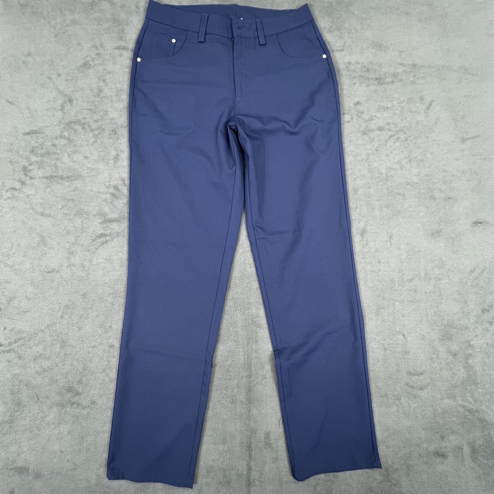 Puma Pants Mens 30x32 Blue Golf Stretch Five Pocket Classic Trousers Performance